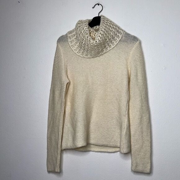 Eileen Fisher Mohair Funnel Neck Sweater Size Small - Picture 1 of 8